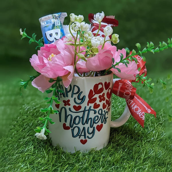 Mother’s Day Gift Mug (مدرز ڈے گفٹ مگ) – Chocolate & Flower Gift Set | A One Pansar & Dry Fruits