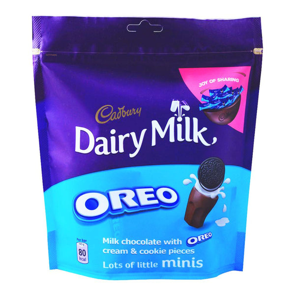 Cadbury Dairy Milk Oreo Mini Bars Bag (Local), 188.5g