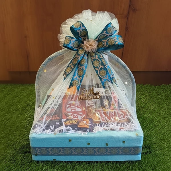 Eid Gift Basket 3 (عید گفٹ باسکٹ) – Luxury Chocolate Collection | A One Pansar & Dry Fruits