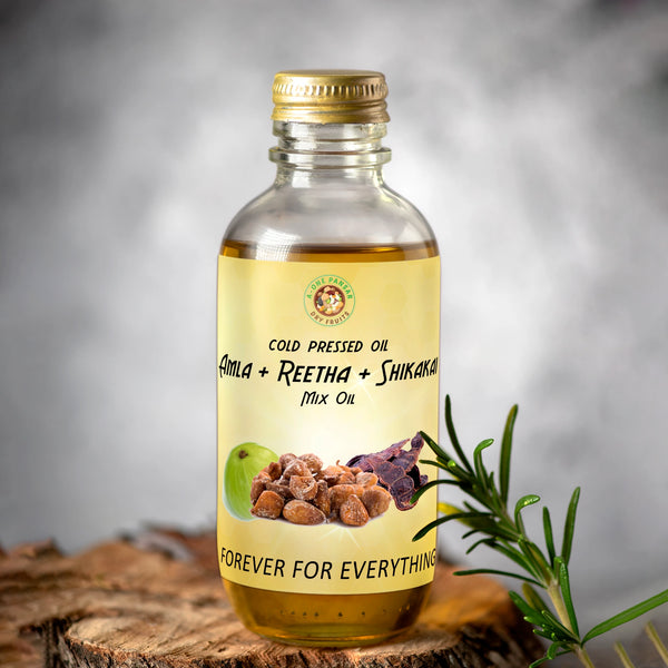 Amla Reetha Shikakai Oil (آملہ، ریٹھہ، شکاکائی آئل) – Herbal Hair Growth Oil | A One Pansar & Dry Fruits