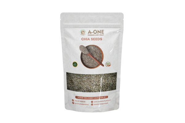 Chia Seeds (چیا کے بیج) – Fiber & Omega-3 Superfood | A One Pansar & Dry Fruits