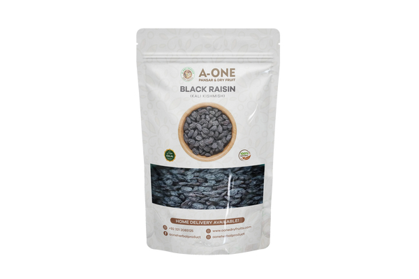 Black Raisins (کالی کشمش) – Natural Iron & Energy Source | A One Pansar & Dry Fruits