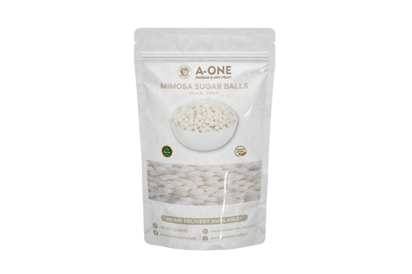 Mimosa Sugar Balls (نکول دانہ) – Meetha Chana Delight | A One Pansar & Dry Fruits