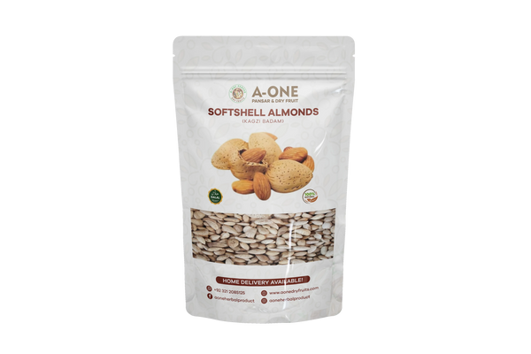 Soft Shell Almonds (کاغذی بادام) – Easy to Crack Premium Almonds | A One Pansar & Dry Fruits