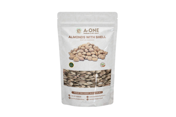 Almond with Shell (کھتہ بادام) – Crunchy Natural Badam | A One Pansar & Dry Fruits