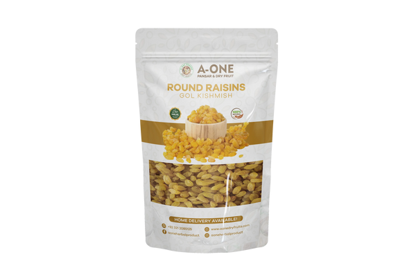 Round Raisins (گول کشمش) – Sweet Natural Dry Fruit | A One Pansar & Dry Fruits